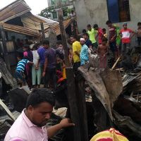 গাজীপুরে আগুনে দোকান-বাসাবাড়ির ১০ কক্ষ পুড়ে ছাই