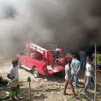 সাভারে ইলেকট্রনিক্স পণ্যের গোডাউনে আগুন, নিয়ন্ত্রণে ৫ ইউনিট 