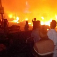 কাউখালীতে ১১ দোকান পুড়ে ছাই