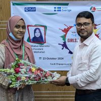 নীলফামারিতে জেলা সাংস্কৃতিক অফিসারের এক ঘন্টার প্রতীকী দায়িত্বে মাইদা খাতুন মনীষা