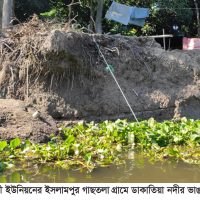 ডাকাতিয়ার ভাঙন হুমকিতে সহস্রাধিক পরিবার, বিলীন বসতঘর