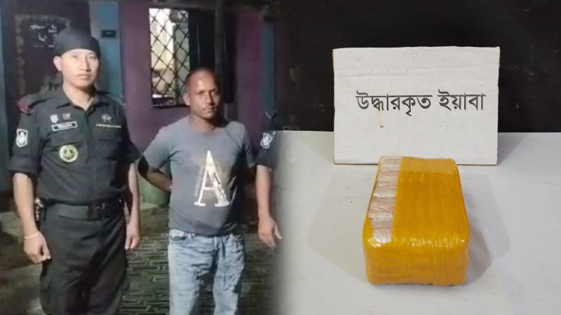 টেকনাফে ১০ হাজার ইয়াবাসহ এক মাদক কারবারি আটক