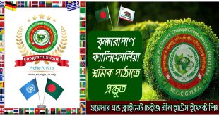 ক্যালিফোর্নিয়ায় শ্রমিক পাঠাবে ওয়েদার এন্ড ক্লাইমেট চেইঞ্জ গ্রীন হাউস ইফেক্ট লিঃ