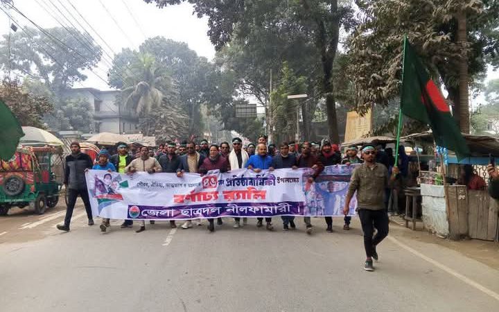 নানা আয়োজনের মধ্যদিয়ে নীলফামারীতে ছাত্রদলের ৪৬তম প্রতিষ্ঠাবার্ষিকী পালিত