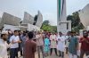 কুবিতে আওয়ামীলীগ নিষিদ্ধের দাবিতে বিক্ষোভ মিছিল