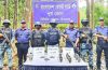 টেকনাফে পুকুরে মিলল বস্তাবন্দি হ্যান্ডগ্রেনেড ও তাজা গুলি
