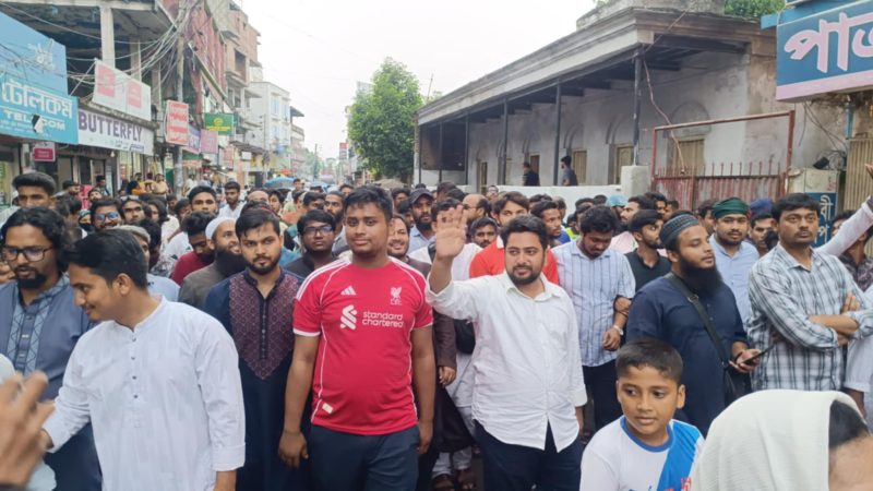 মেহেরপুরে জুলাই পদযাত্রায় এনসিপি নেতৃবৃন্দ