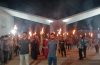 প্রকৌশল শিক্ষার্থীদের ওপর পুলিশি হামলার প্রতিবাদে বেরোবিতে মশাল মিছিল