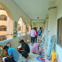 নবীন বরণ করতে নতুনরূপে সেজেছে বরিশাল বিশ্ববিদ্যালয়