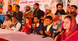 বিভেদ ভুলে নেতাকর্মীদের ধানের শীষের পক্ষে কাজ করার আহ্বান – নাদিরা মিঠু চৌধুরী 