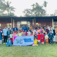 আনন্দলোক স্কুলের শিশুদের নিয়ে কুবি রোটারেক্ট ক্লাবের “পুষ্পায়ন” কর্মসূচি