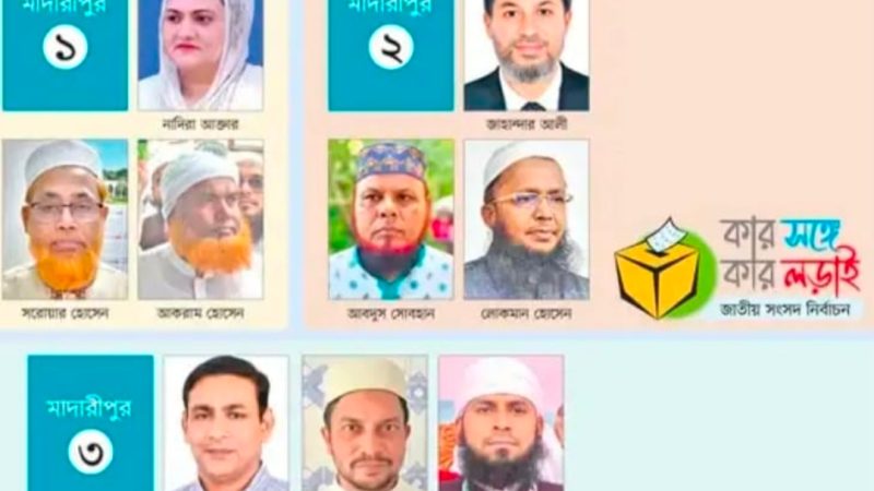 মাদারীপুরে হবে ত্রিমুখী লড়াই